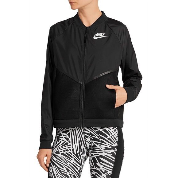 Nike Women's Tech Hypermesh Jacket - Black - Picture 1 of 8